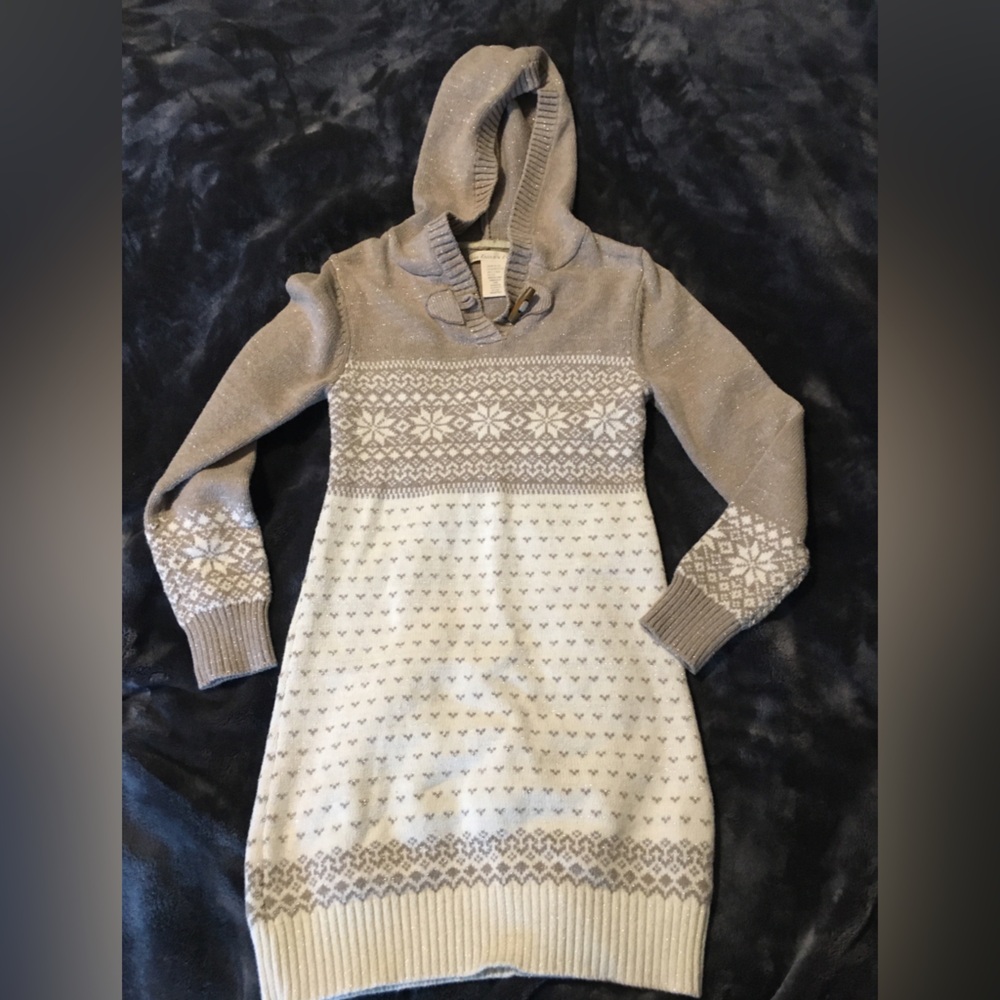 Kid’s Hooded Sweater Dress